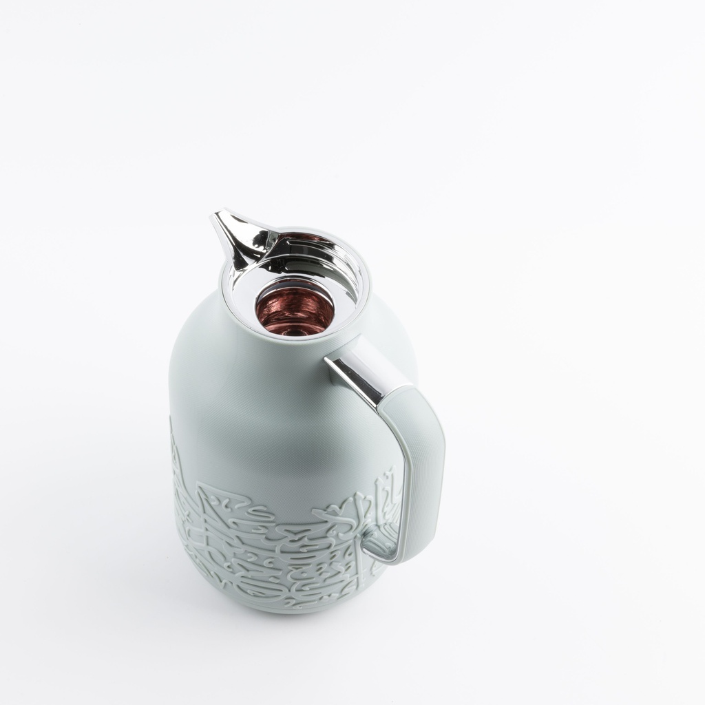 One Vacuum Flask For Tea And Coffee From Jiwar -  Haze Blue + Silver 