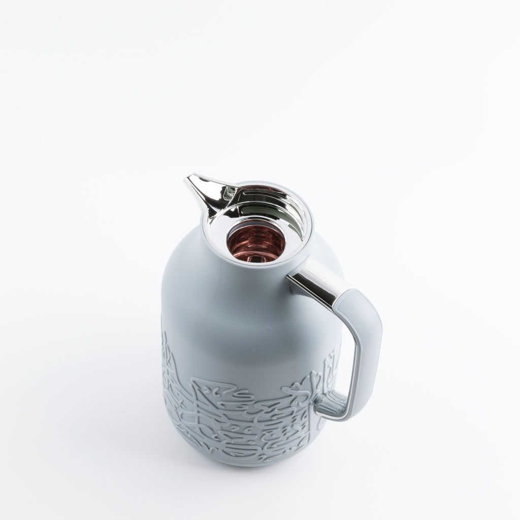 One Vacuum Flask For Tea And Coffee From Jiwar -  Blue + Silver