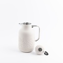 One Vacuum Flask For Tea And Coffee From Jiwar -  Beige + Silver 