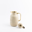 One Vacuum Flask For Tea And Coffee From Jiwar -  Ivory + Gold 