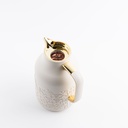 One Vacuum Flask For Tea And Coffee From Jiwar - Beige + Gold 