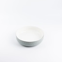 Salad Serving Bowl From Jiwar -  Haze Blue + Silver 