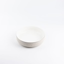 Salad Serving Bowl From Jiwar -  Beige + Silver 