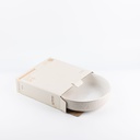 Salad Serving Bowl From Jiwar - Beige + Gold 