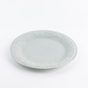 Dinner Set 18 Pc From Jiwar -  Haze Blue + Silver 