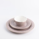 Dinner Set 18 Pc From Jiwar -  Purple + Gold