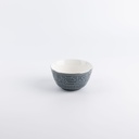 Dinner Set 18 Pc From Jiwar -  Blue + Silver