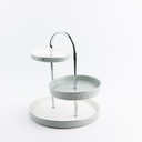 3 Layer Stand From Jiwar -  Haze Blue + Silver 