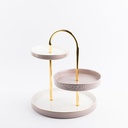 3 Layer Stand From Jiwar -  Purple + Gold