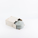 Medium Date Bowl From Jiwar -  Haze Blue + Silver 