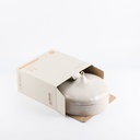 Large Date Bowl From Jiwar - Beige + Gold 