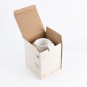 Flower Vase - L From Jiwar - Beige + Gold 