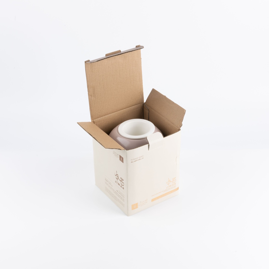 Flower Vase - S From Jiwar -  Purple + Gold