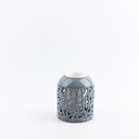 Flower Vase - S From Jiwar -  Blue + Silver