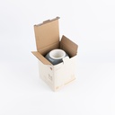 Flower Vase - S From Jiwar -  Blue + Silver