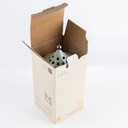 Porcelain Incense Burner From Jiwar -  Haze Blue + Silver 