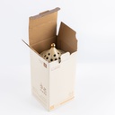 Porcelain Incense Burner From Jiwar -  Ivory + Gold 