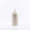Porcelain Incense Burner From Jiwar - Beige + Gold 