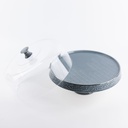 Cake Serving Set 9 Pcs From Jiwar -  Blue + Silver