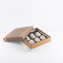 Arabic Coffee Set 7 Pcs From Jiwar -  Beige + Silver 