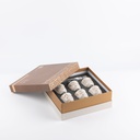 Arabic Coffee Set 7 Pcs From Jiwar - Beige + Gold 