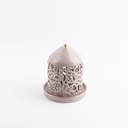 Medium Electronic Candle From Jiwar -  Purple + Gold