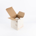 Medium Electronic Candle From Jiwar -  Beige + Silver 