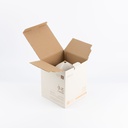 Medium Electronic Candle From Jiwar - Beige + Gold 