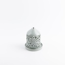 Small Electronic Candle From Jiwar -  Haze Blue + Silver 