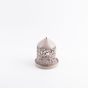 Small Electronic Candle From Jiwar -  Purple + Gold