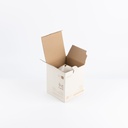 Small Electronic Candle From Jiwar - Beige + Gold 
