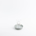 Tea Glass Set 12 Pcs From Jiwar -  Haze Blue + Silver 