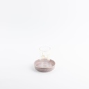 Tea Glass Set 12 Pcs From Jiwar -  Purple + Gold