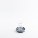 Tea Glass Set 12 Pcs From Jiwar -  Blue + Silver