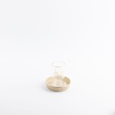 Tea Glass Set 12 Pcs From Jiwar -  Ivory + Gold 