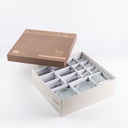 Tea And Arabic Coffee Set 19 Pcs From Jiwar -  Haze Blue + Silver 