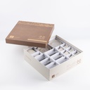 Tea And Arabic Coffee Set 19 Pcs From Jiwar -  Beige + Silver 