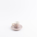 Turkish Coffee Set 12 Pcs From Jiwar -  Purple + Gold