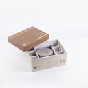 Turkish Coffee Set 12 Pcs From Jiwar -  Purple + Gold