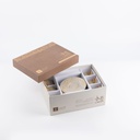 Turkish Coffee Set 12 Pcs From Jiwar -  Ivory + Gold 