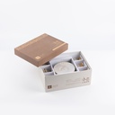 Turkish Coffee Set 12 Pcs From Jiwar - Beige + Gold 
