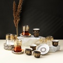 Tea And Arabic Coffee Set 19Pcs From Misk - Black