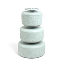 Food Warmer Set From Jiwar - Light Green + Silver
