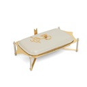 Stainless Steel Buffet - M From Jiwar - Beige + Gold 