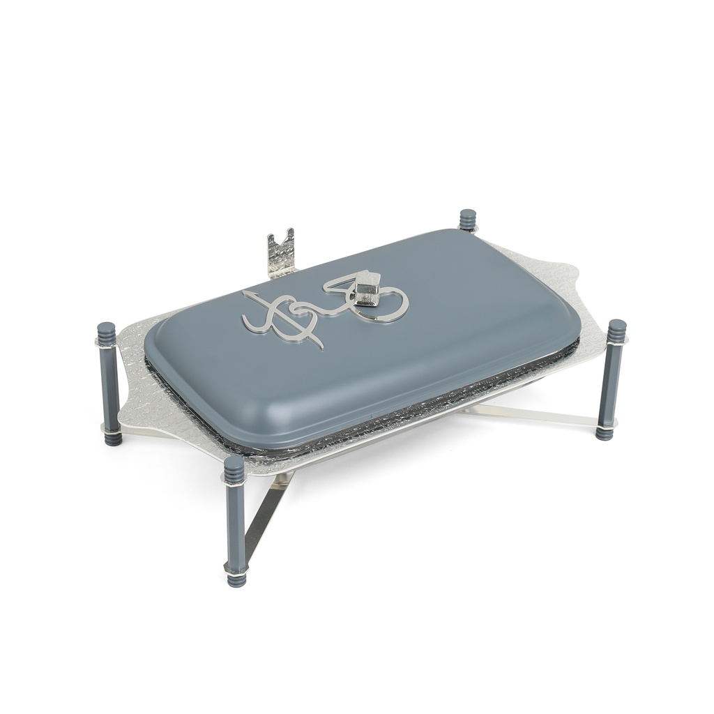 Stainless Steel Buffet - M From Jiwar - Blue + Silver