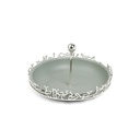 Sweet Serving Tray -S From Jiwar - Light Green + Silver