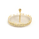 Sweet Serving Tray -L From Jiwar - Beige + Gold 
