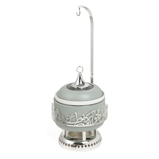 [HJ1359] Serving Buffet -S From Jiwar - Light Green + Silver