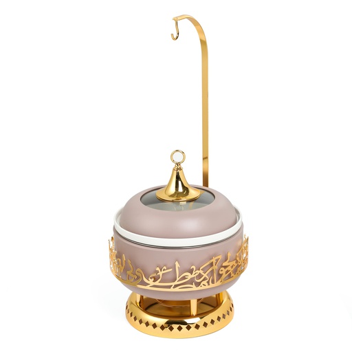 [HJ1366] Serving Buffet - M From Jiwar -  Purple + Gold