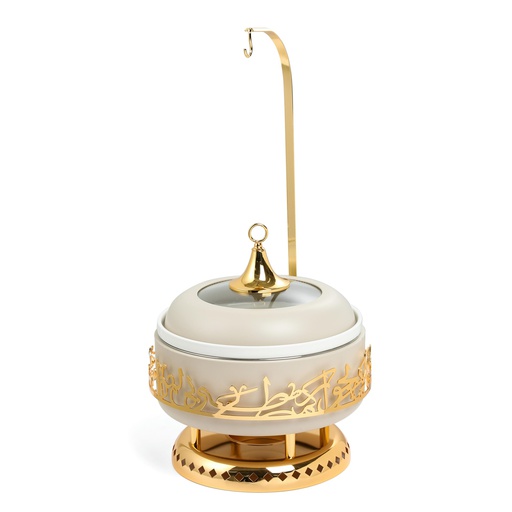[HJ1368] Serving Buffet - L From Jiwar - Beige + Gold 